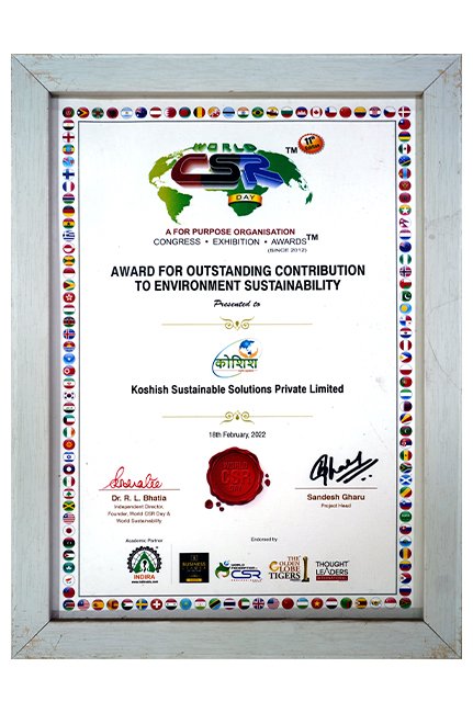CSR Award for Sustainable Contribution 2022