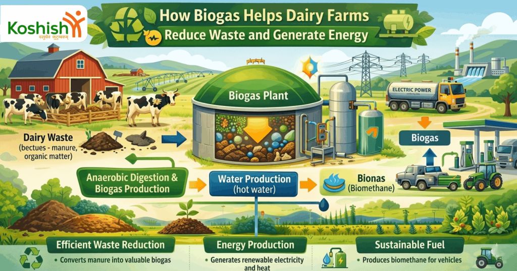 How Biogas Helps Dairy Farms Reduce Waste and Generate Energy