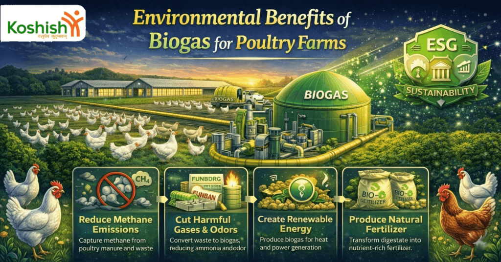 Environmental Benefits of Biogas for Poultry Farms