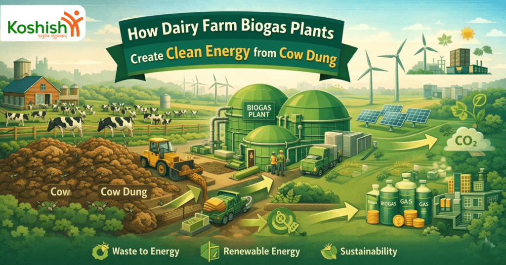 How Dairy Farm Biogas Plants Create Clean Energy from Cow Dung