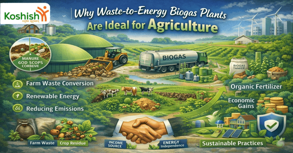 Why Waste-to-Energy Biogas Plant Are Ideal for Agriculture