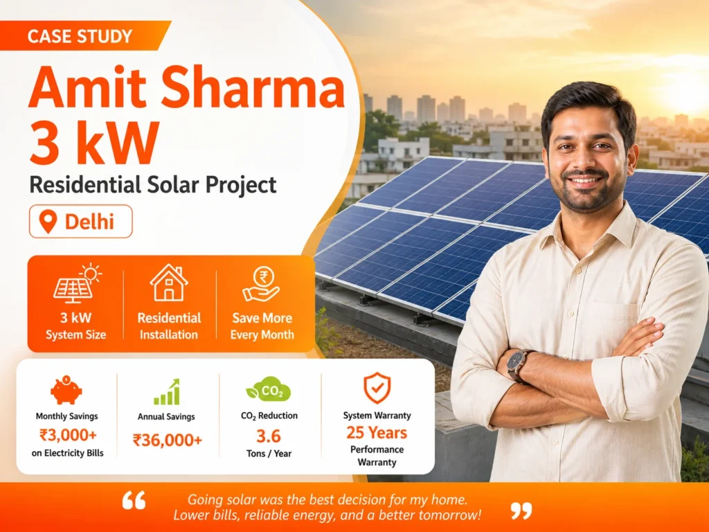 3 kW, Solar Plant