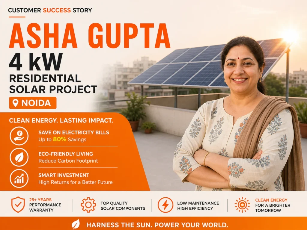 4 kW, Solar Plant