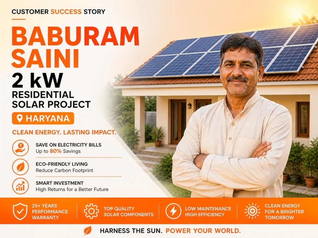 2 kW Solar plant