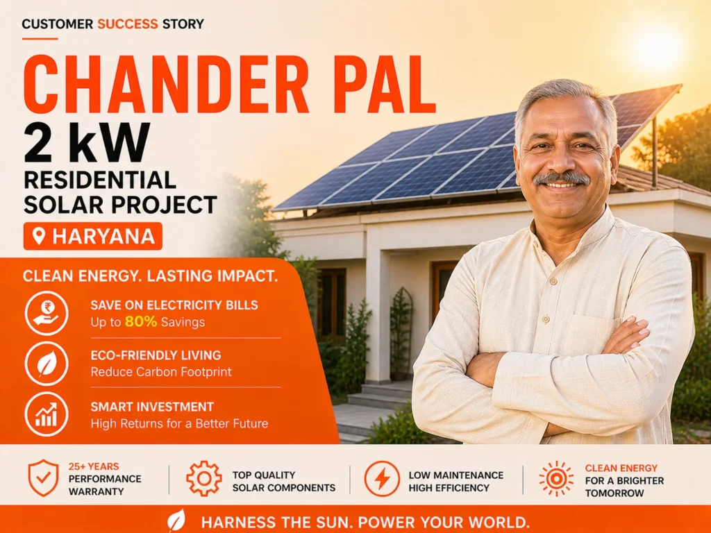 2 kW Solar plant