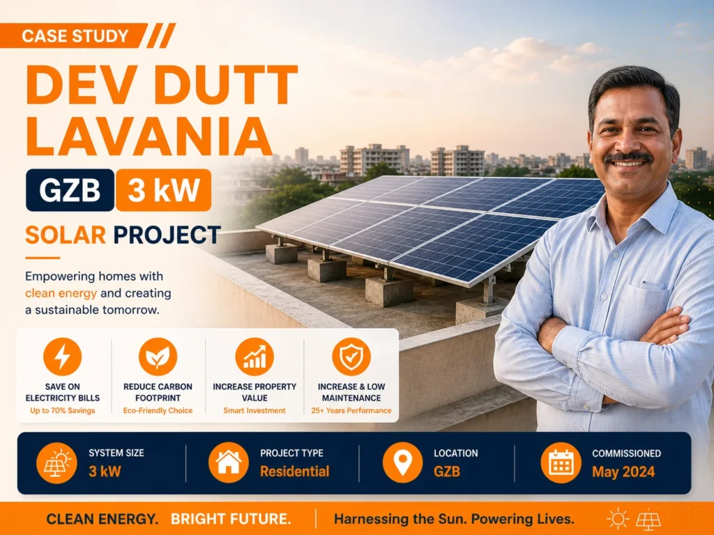 3 kW, Solar Plant