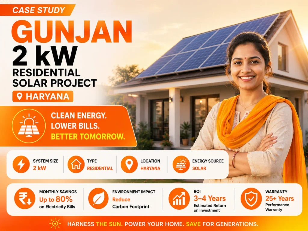 2 kW, Solar Plant