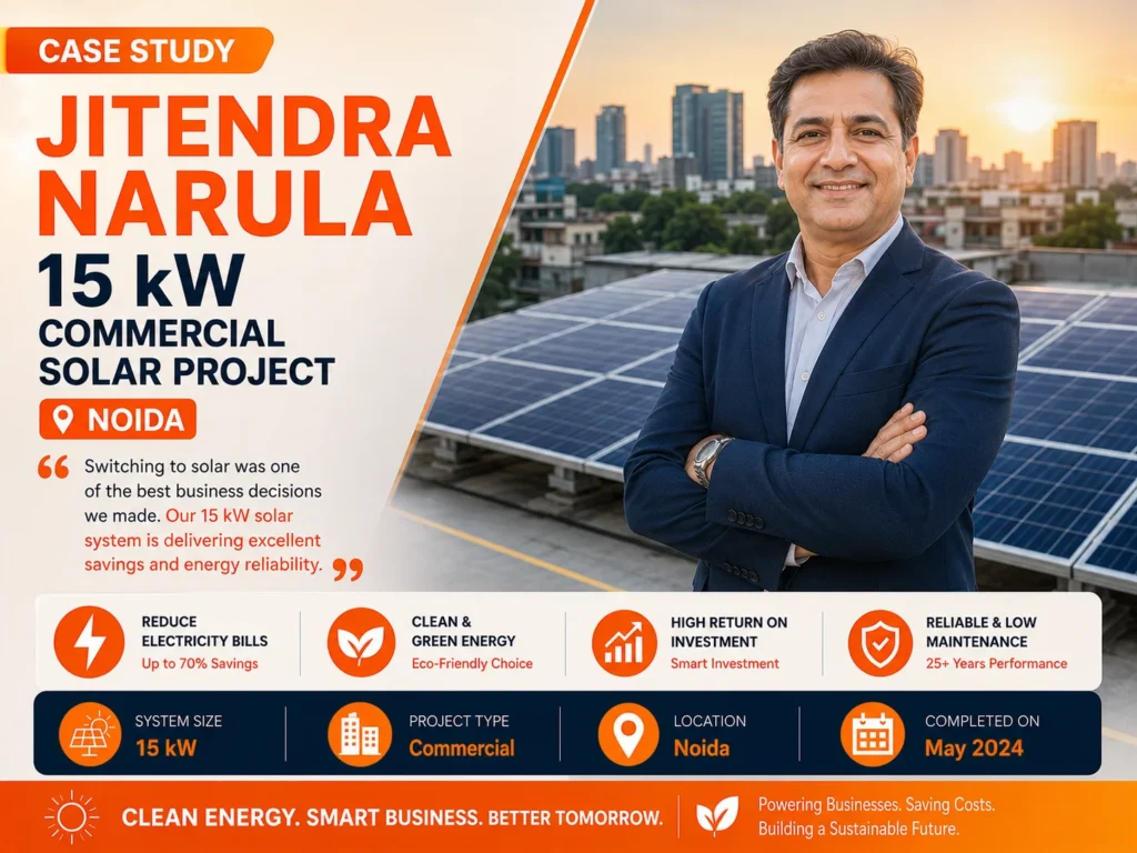 15 kW Solar plant