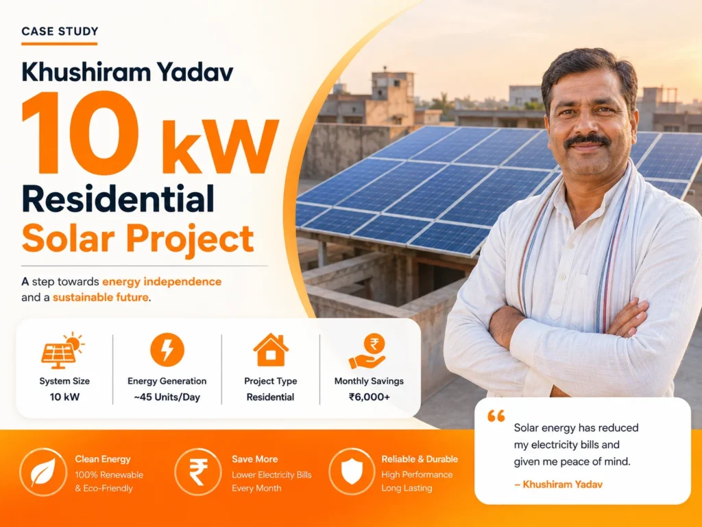 10 kW Solar plant