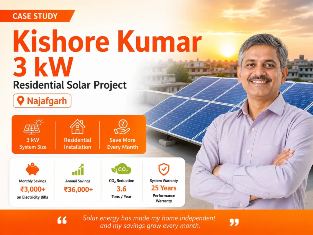 3 kW, Solar Plant