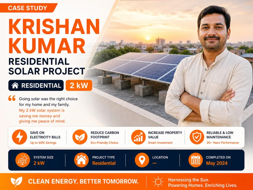 2 kW, Solar Plant