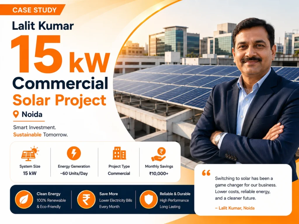 15 kW Solar plant