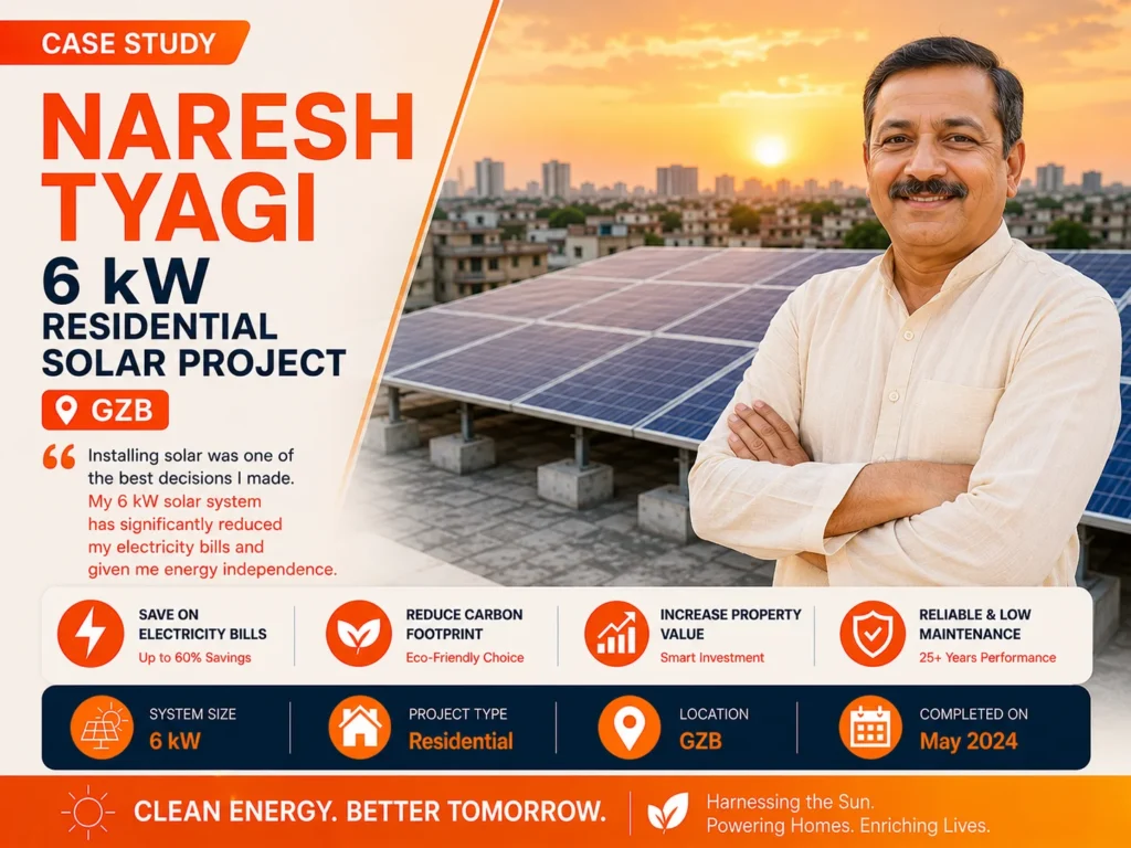 6 kW Solar plant