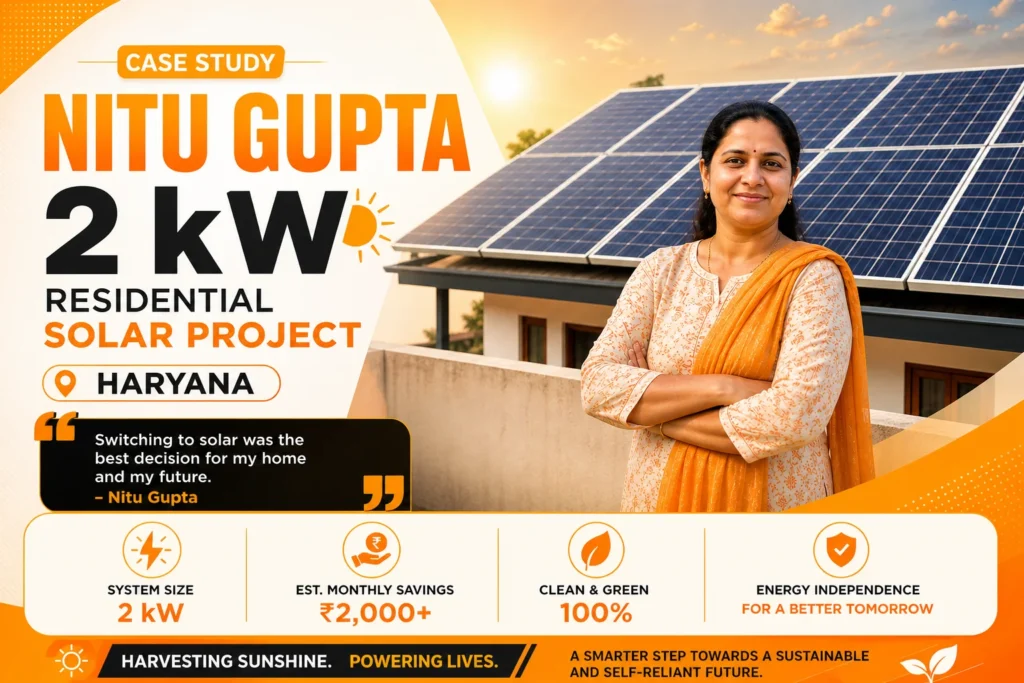 2 kW Solar plant