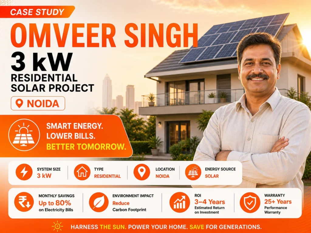 3 kW Solar plant