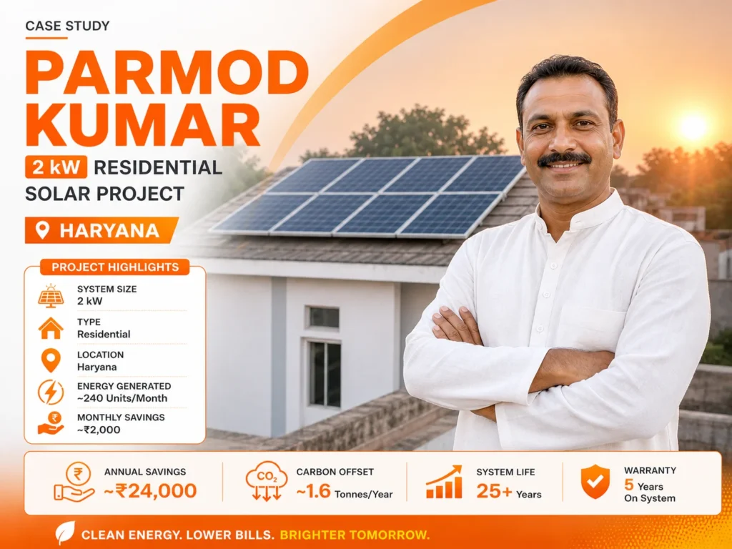 2 kW, Solar Plant