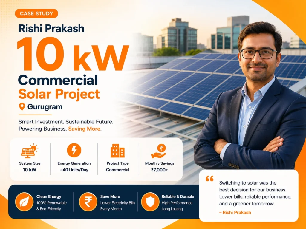 10 kW Solar plant