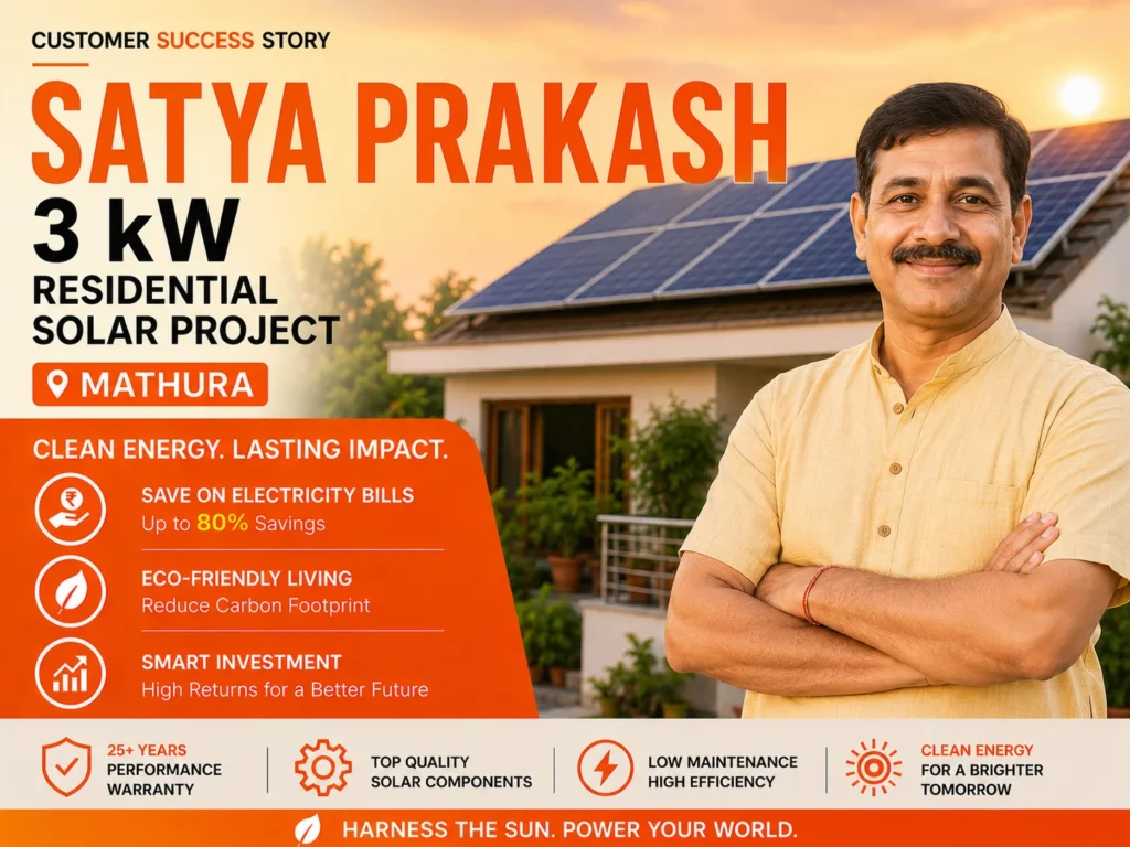 3 kW Solar plant