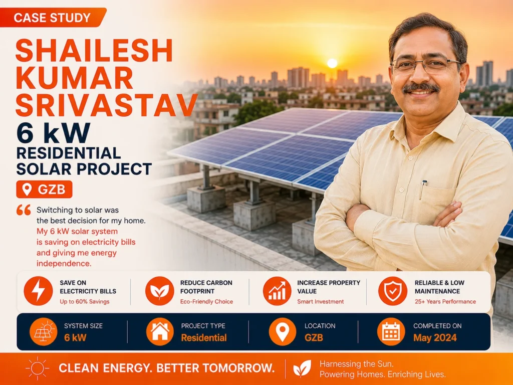 6 kW Solar plant