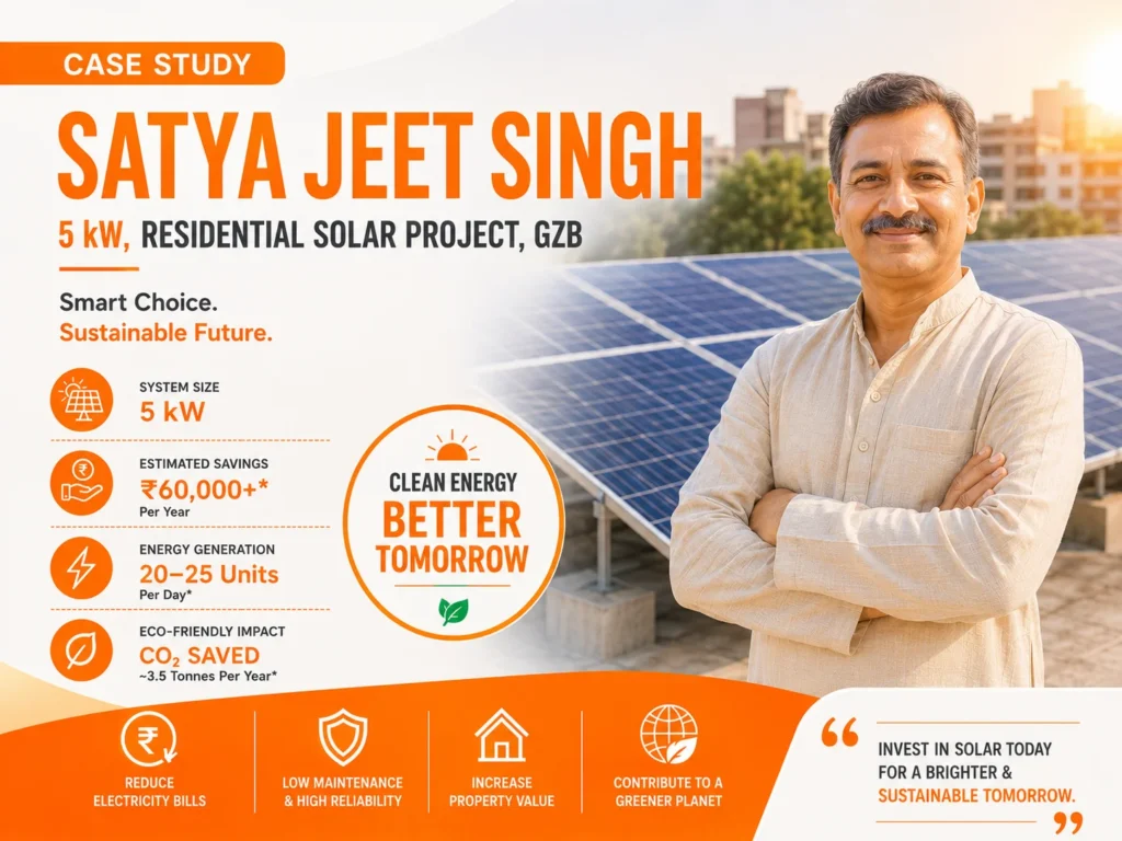 5 kW Solar plant
