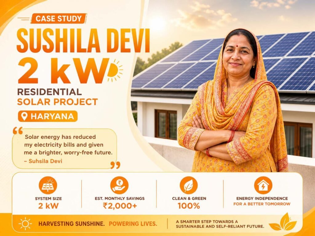 2 Kw Solar plant