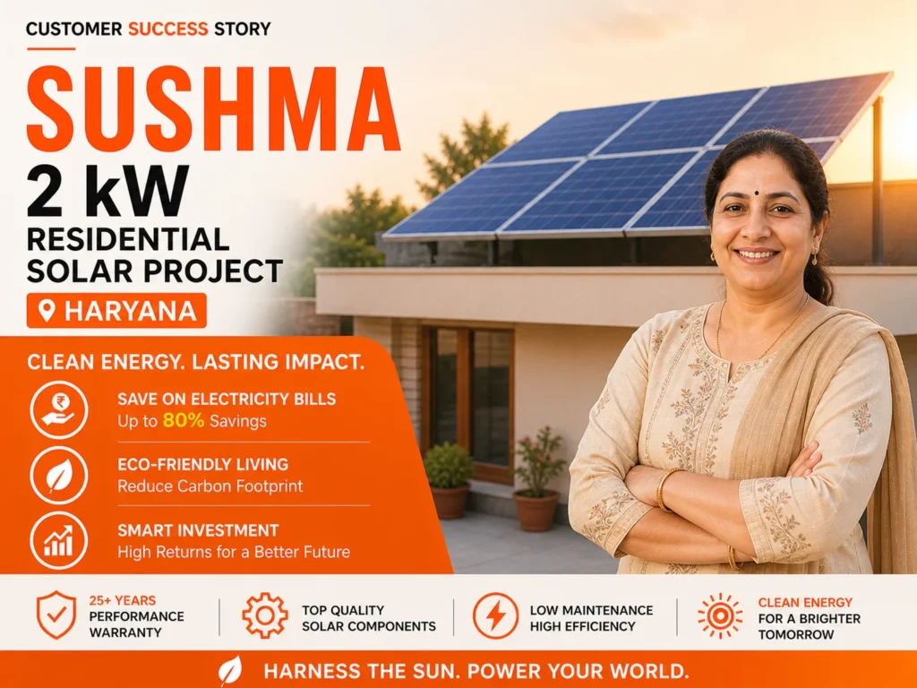 2 kW, Solar Plant