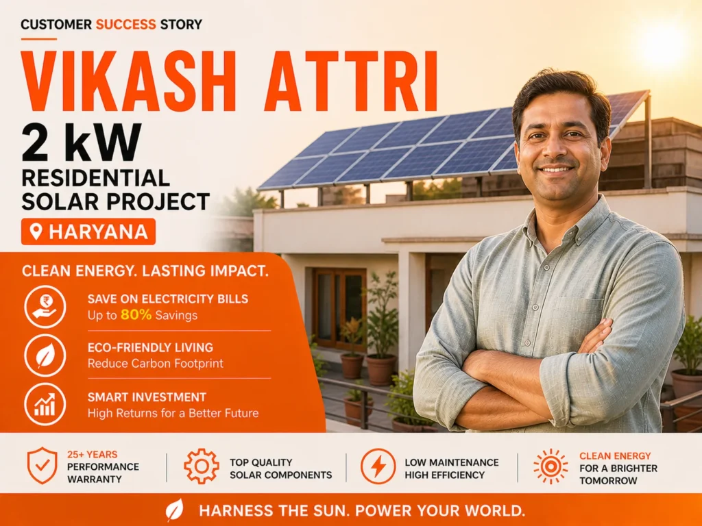 2 kW, Solar Plant